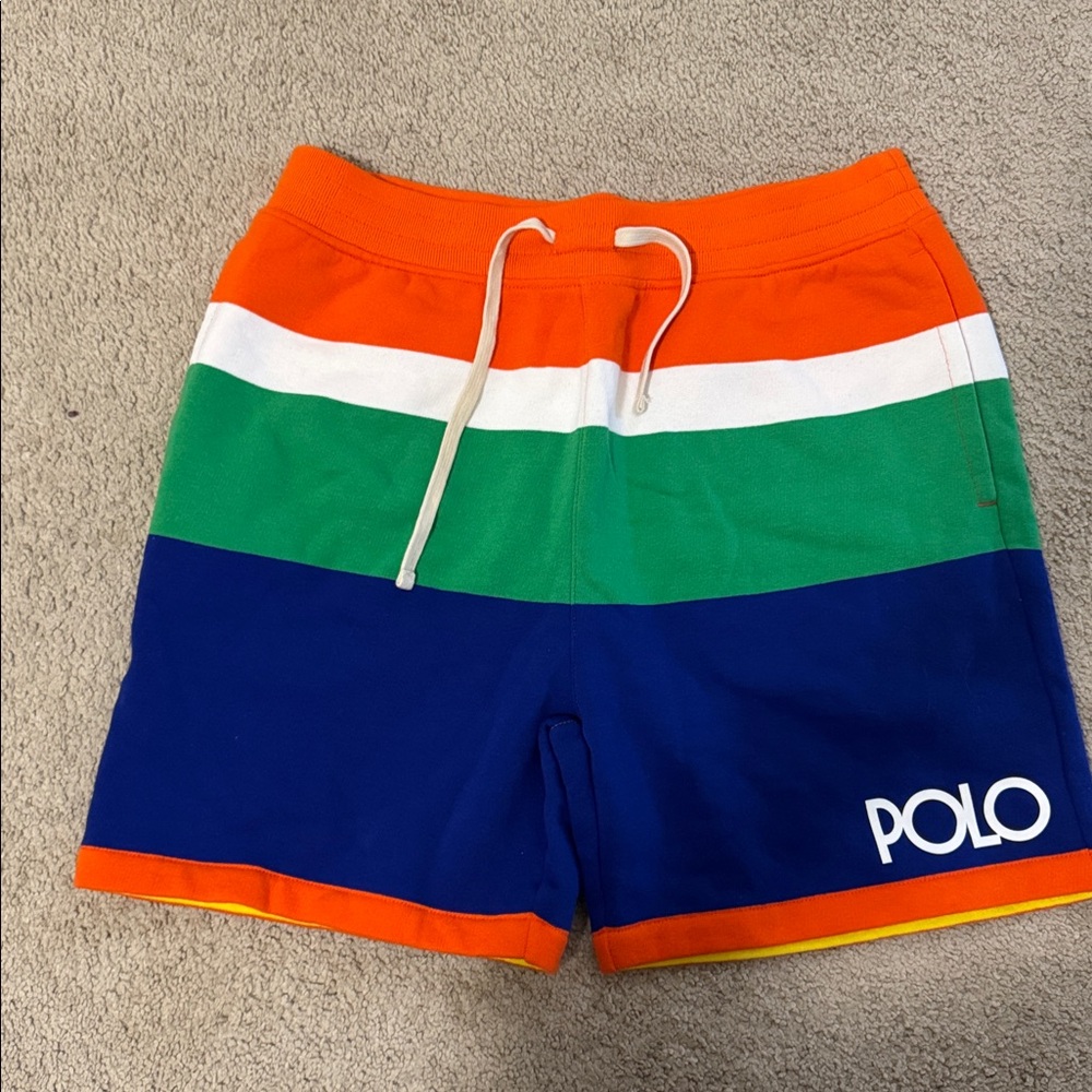 Ralph Lauren Bright Orange Polo Shorts